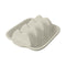 White Silicone Taco Holder Tray - Creative Non-Slip Corn Taco Serving Rack with 4 Compartments