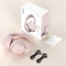 Pink SY-T4 luetooth Music Headset - New Wireless Over-Ear Headphones with Long Battery Life for Sports and Universal Phone Compatibility