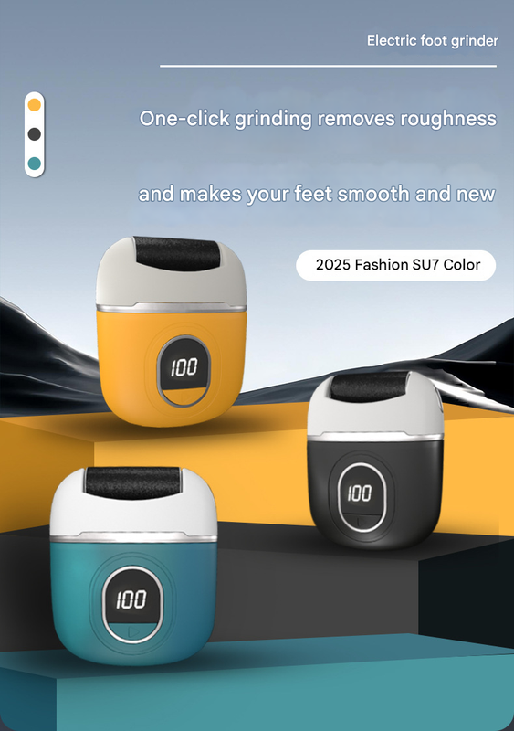 Green Smart Digital Electric Foot File - Automatic Dead Skin Remover