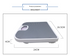 White Classic Mechanical Bathroom Scale - Battery-Free Analog Body Weight Scale with Non-Slip Platform