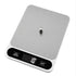 White Slim Digital Kitchen Scale - High Precision Stainless Steel Food Scale for Baking & Cooking(5kg)