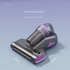 White Advanced Cordless UV-C Dust Mite Vacuum - Handheld Cleaner with Hot Air, Pulsating Pads & LED Display