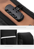 Black Gold Modern Anti-Theft Sling Bag for Men - Crossbody Backpack with USB Port & Combination Lock