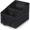 3-piece Black Car Trunk Storage Box - Large Capacity Oxford Cloth Foldable Car Seat Organizer