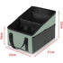 3-piece Blue Car Trunk Storage Box - Large Capacity Oxford Cloth Foldable Car Seat Organizer