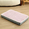 2-Piece Purple-pink Sponge large pet bed - plush dog mat, detachable, washable, anti-slip base(50*40*8cm)