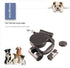 Blue 3-in-1 Retractable Dog Leash with LED Flashlight & Poop Bag Dispenser | Heavy Duty Tangle-Free Leash for Safe Night Walks