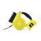 Yellow 3-in-1 Retractable Dog Leash with LED Flashlight & Poop Bag Dispenser | Heavy Duty Tangle-Free Leash for Safe Night Walks