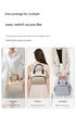 Beige Versatile 3-in-1 Nappy Bag | Convertible Backpack, Tote & Crossbody with Insulated Pockets