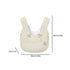 Khaki Hands-Free Quilted Pet Carrier Sling - Soft & Comfortable Front Pack for Small Dogs and Cats