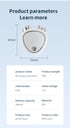 White EMS Microcurrent Facial Lifting Massager - Skin Tightening & Sculpting Beauty Tool