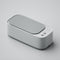 Silver Portable Ultrasonic Cleaner - 45kHz Professional High-Frequency Cleaning Machine for Jewellery, Glasses, Watches, and Makeup Brushes