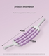 Purple Four-Row Bendable Massage Roller - Muscle Relaxation and Sensory Integration Training for Children