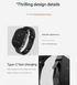 White Smart Microcurrent Wristband Sleep Aid - Wearable Sleep Assistance Device