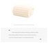 White Plush Ribbed Coral Fleece 3-Piece Towel Set - Ultra Soft & Absorbent Bath, Hand Towel and Hair Wrap