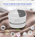 Yellow Rechargeable Cordless Mini Desktop Vacuum - Portable Handheld Cleaner for Desk, Keyboard, Crumb & Dust