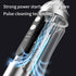White Cordless Water Flosser & Oral Irrigator - Portable Teeth Cleaner with 3 Modes & 4 Jet Tips