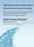 White Cordless Water Flosser & Oral Irrigator - Portable Teeth Cleaner with 3 Modes & 4 Jet Tips