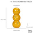 Orange Whimsical Stacked Fruit Ceramic Vase - Nordic Style Flower Holder for Modern Home Decor