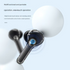 Pink Smart TWS Earbuds with Full-Color LCD Touchscreen Case - Bluetooth 5.4, HiFi Stereo & ENC Noise Cancelling
