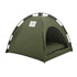 Green Premium Portable Pet Tent Bed with Cooling Mat - Breathable Foldable Outdoor Indoor Cat Dog House Shelter for Summer(Size: M)