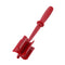3-pieces Red Premium Heat Resistant Meat Chopper - Ground Meat Masher Utensil for Hamburger & Non-Stick Pans