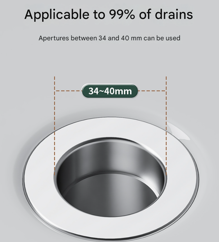 5 PCS Universal Pop-Up Sink Drain Stopper with Anti-Clog Filter Basket - Stainless Steel Hair Catcher & Anti-Odor Plug