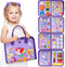Purple Early Education Learning Board - Felt Activity Board for Toddlers