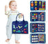 Blue Early Education Learning Board - Felt Activity Board for Toddlers