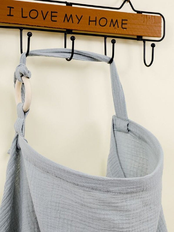 Ginger yellow Soft Muslin Cotton Nursing Cover - Breathable Breastfeeding Apron for Privacy