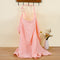Pink Soft Muslin Cotton Nursing Cover - Breathable Breastfeeding Apron for Privacy