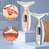 Multi-Functional Neck & Face Beauty Massager - Constant Heat, Ion Infusion & Sonic Vibration(silver)