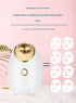 Nano Ionic Facial Steamer - Deep Hydration Hot Mist Face Steamer for Home Spa & Skincare(white)