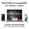 Slim Portable Wireless Game Controller - Multi-Platform for iOS/Windows/Android, 800Hz Dual Hall Sensing(purple)