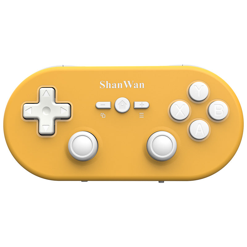 Slim Portable Wireless Game Controller - Multi-Platform for iOS/Windows/Android, 800Hz Dual Hall Sensing(yellow)