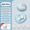 Fun Face-Changing TWS Earbuds with Rotating Case - Bluetooth 5.4, High-Quality Sound(Light Blue)