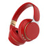 Wireless Bluetooth 5.0 Over-Ear Headphones - HIFI Deep Bass, Foldable Design, 10Hr Playtime(red)