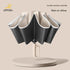 Automatic Open/Close Umbrella with UPF50+ Sun Protection - 10-Rib Windproof Design, Carabiner Handle(Black)