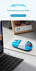 Whimsical 2.4G Wireless Mouse with Floating Animal Design - Comfortable, Quiet & Portable(pink)