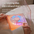 Retro Vinyl Bluetooth Speaker with Water Ripple Light Projection & 360 Surround Sound(pink)