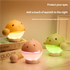 Portable rechargeable tapping control night light- 3-Level Dimmable Bedside Lamp(green)