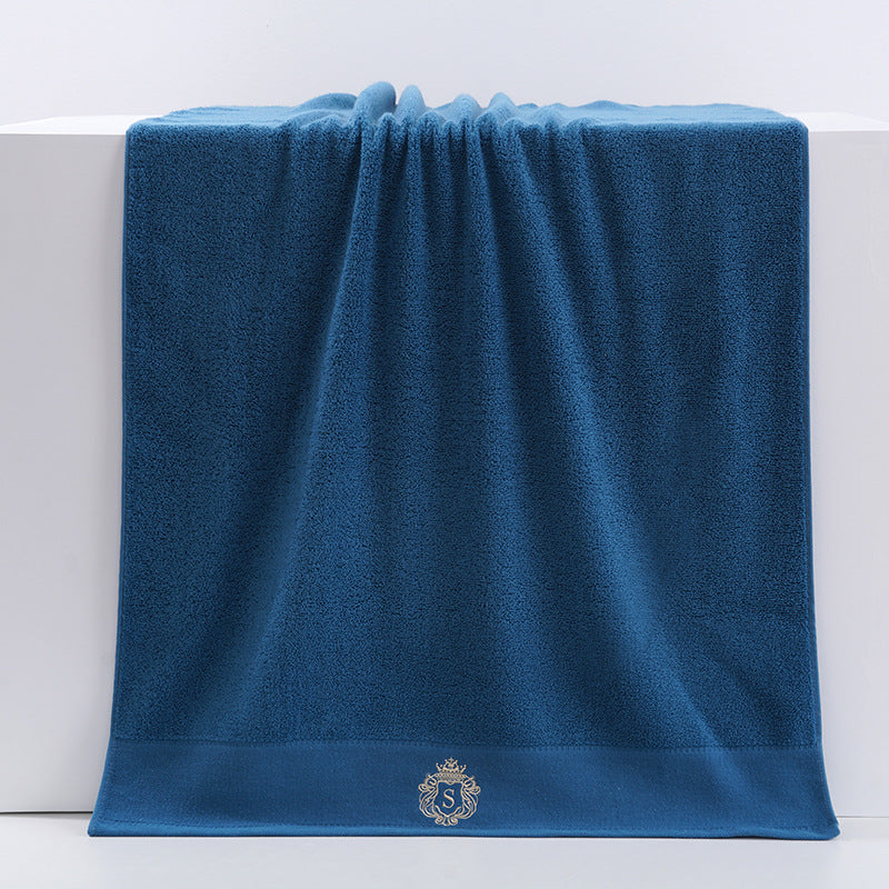 Premium Absorbent Cotton Towel Set - Soft Bath & Hand Towels with Double-Sided Plush(yellow)
