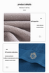 Premium Absorbent Cotton Towel Set - Soft Bath & Hand Towels with Double-Sided Plush(white)