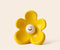 Artistic Floral Smiling Face Vase - Modern Ceramic Decor with Gloss Finish(lemon-yellow)