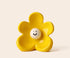 Artistic Floral Smiling Face Vase - Modern Ceramic Decor with Gloss Finish(lemon-yellow)