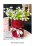 Artisan Handcrafted Ceramic Vase - Minimalist Home Decor with Stable Base(black)