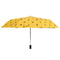 Auto Open/Close 8-Rib Sun & Rain Umbrella - 98cm UV Protection Canopy(navy blue)