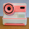 Kids Instant Print Camera - Creative Drawing & Photo Fun with Thermal Printing(Pink+32GB memory card)
