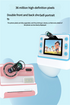 Kids Instant Print Camera - Creative Drawing & Photo Fun with Thermal Printing(Pink+64GB memory card)