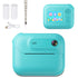 Kids Multi-Functional Camera Toy - Instant B&W Printing & Creative Stickers(blue)